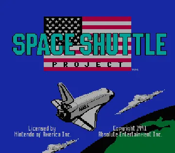 Space Shuttle Project (USA) screen shot title